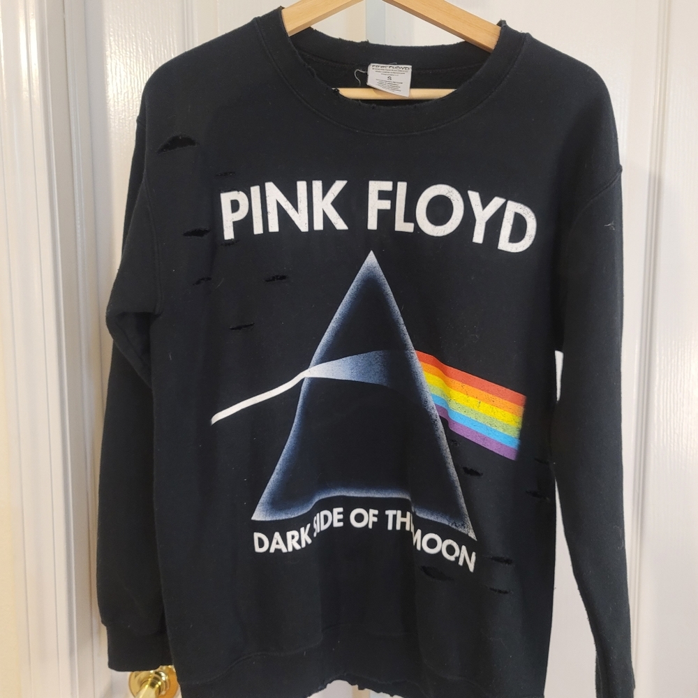Pink Floyd Distressed Sweater Small